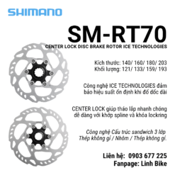 Đĩa Phanh RT70 Centerlock 140/160
