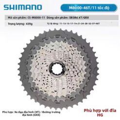 Líp Shimano M8000 11 tốc 11T-46T